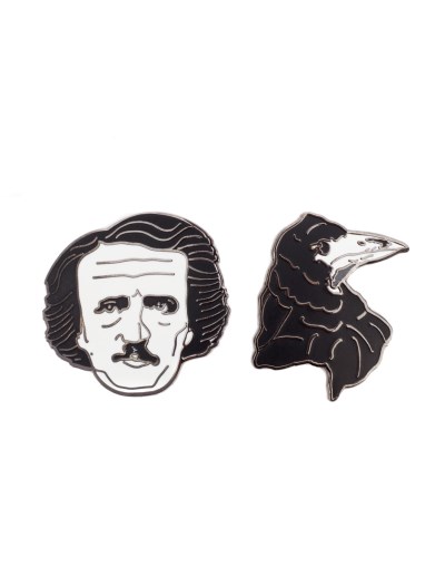 Enamel Pin Set/Edgar Allan Poe
