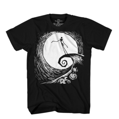 T-Shirt Md/Nightmare Before Xmas - Spiral Standing