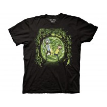 T-Shirt/Rick & Morty - Portal & The Monsters@- SM