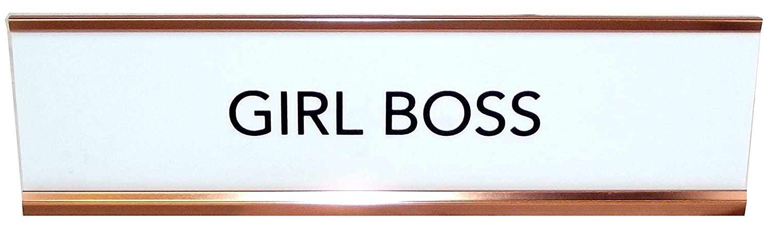 Desk Sign/Girl Boss