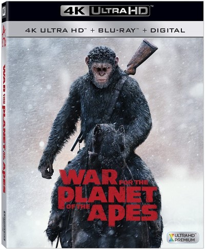 War for the Planet of the Apes/Andy Serkis, Woody Harrelson, and Steve Zahn@PG-13@4K Ultra HD