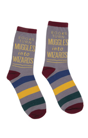 Socks/Books Turn Muggles Into Wizards - Lrg