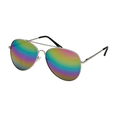 Sunglasses/SILVER/RAINBOW LENS