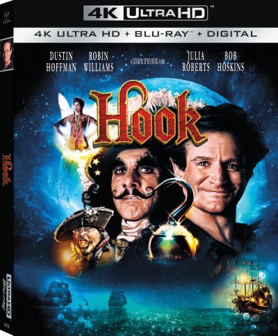 Hook (1991)/Robin Williams, Dustin Hoffman, and Julia Roberts@PG@4K Ultra HD + Blu-ray