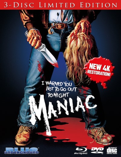 Maniac (1980)/Joe Spinell, Caroline Munro, and Gail Lawrence@R@Blu-ray