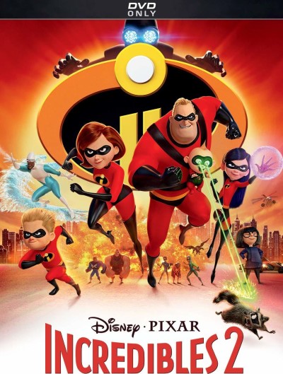 Incredibles 2 (2018)/Craig T. Nelson, Holly Hunter, and Sarah Vowell@PG@DVD