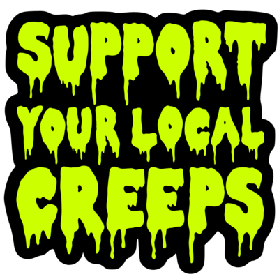 Enamel Pin/Support Local Creeps
