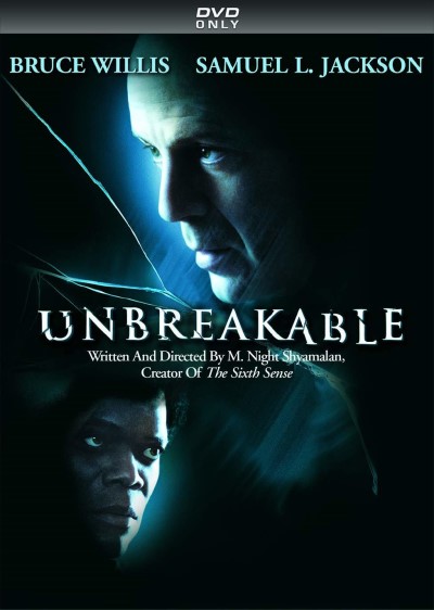 Unbreakable (2000)/Bruce Willis, Samuel L. Jackson, and Robin Wright@PG-13@DVD
