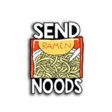 Enamel Pin/Send Ramen Noodles