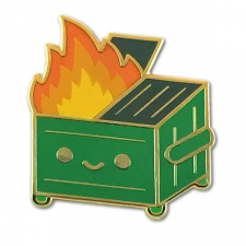 Enamel Pin/Lil Dumpster Fire