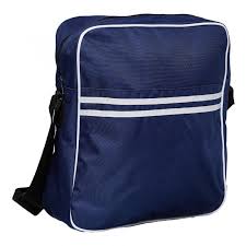 Messenger Bag/Blue - Holds 35 Lps