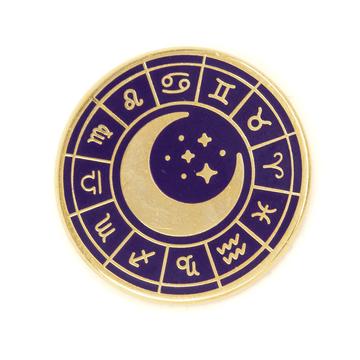 Enamel Pin/Zodiac Wheel