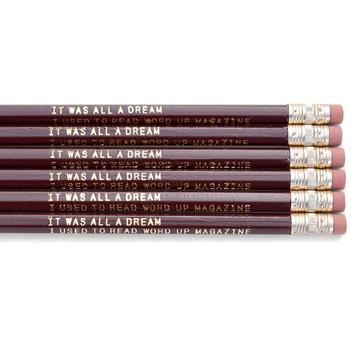 Pencil Set/I Used To Read Word Up Magaine