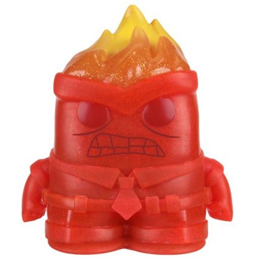 Pop! Figure/Inside Out - Anger (Flaming) (Glitter)@Disney #136@Entertainment Earth Exclusive