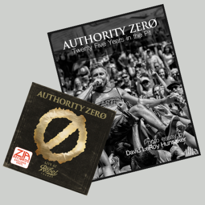 AUTHORITY ZERO/Live At The Rebel Lounge(CD/Book Bundle)@Zia Exclusive