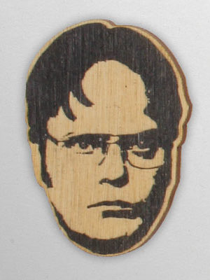 Wood Ornament/Dwight
