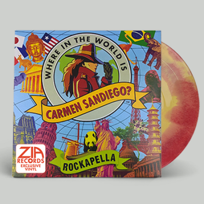 ROCKAPELLA/Where In The World Is Carmen Sandiego?@Red & Yellow Swirl - Limited To 250@Zia Records & Bull Moose Co-Exclusive