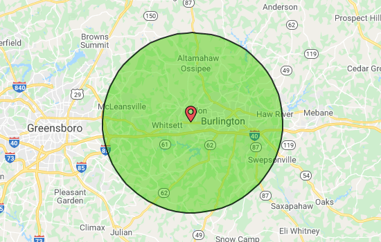 burlington coverage map