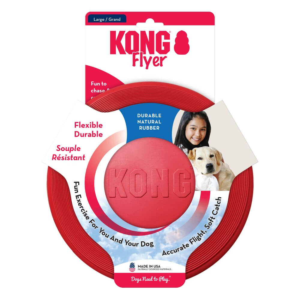 Kong dog toy - flyer frisbee