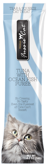 Fussie cat puree cat treat - tuna & ocean fish