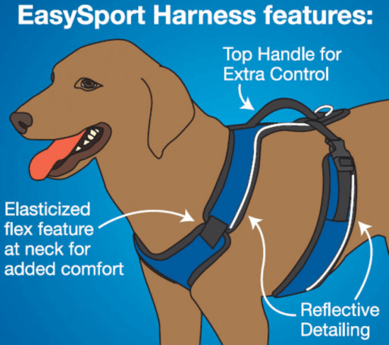 PetSafe EasySport harness features