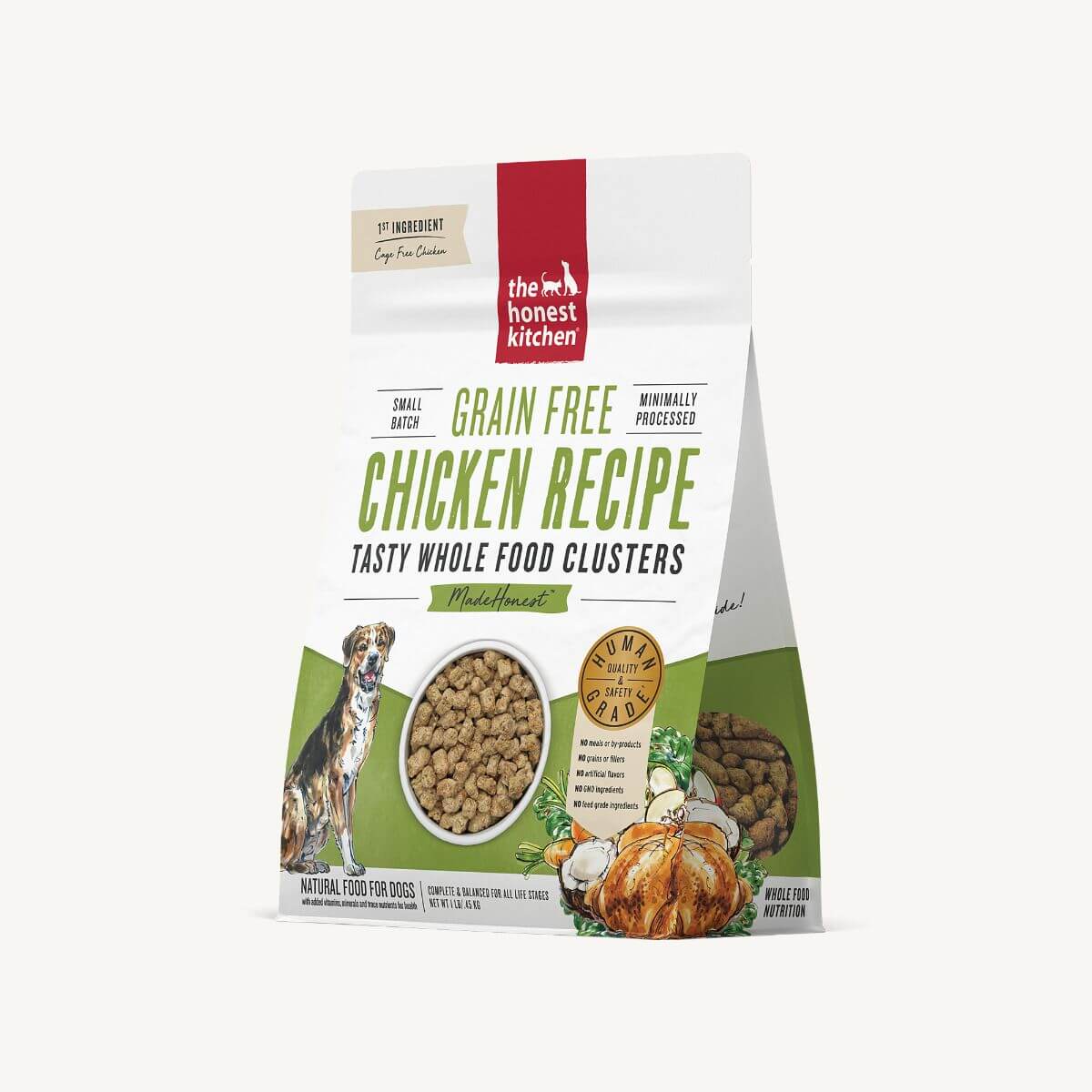 The Honest Kitchen grain free Dog Food Front view