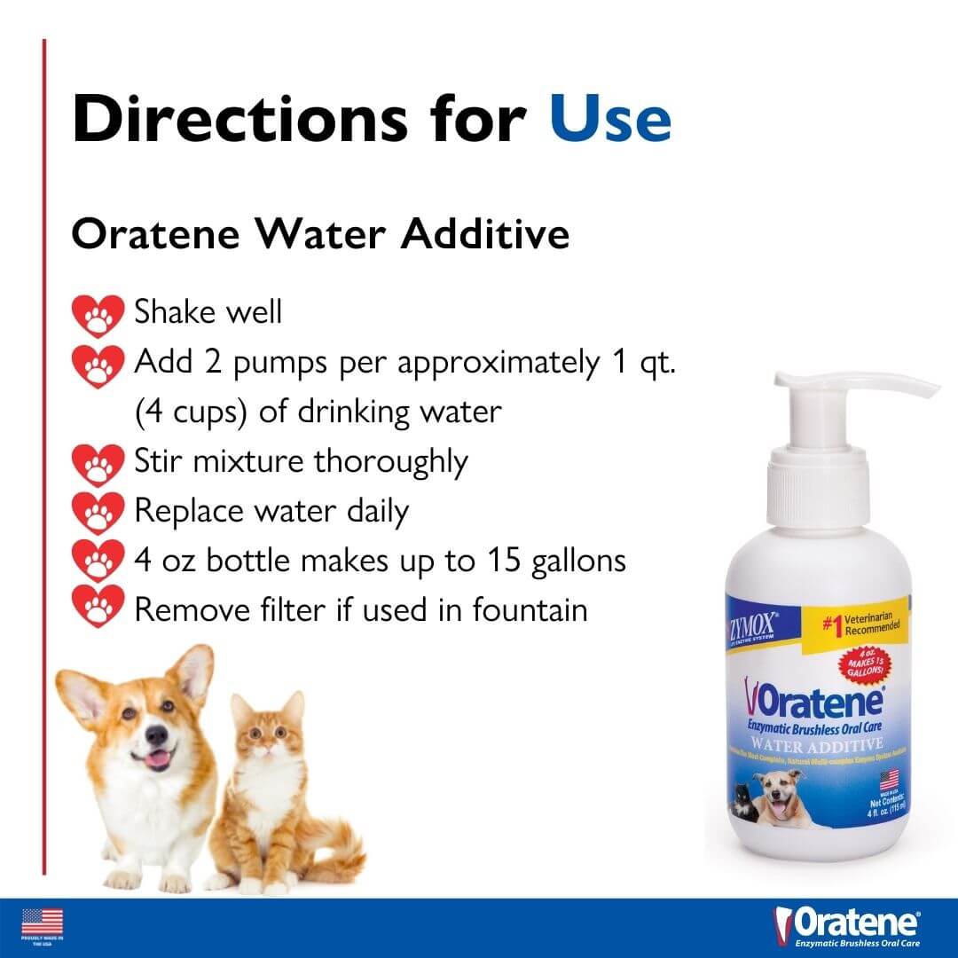 Directions for use ZYMOX Oratene