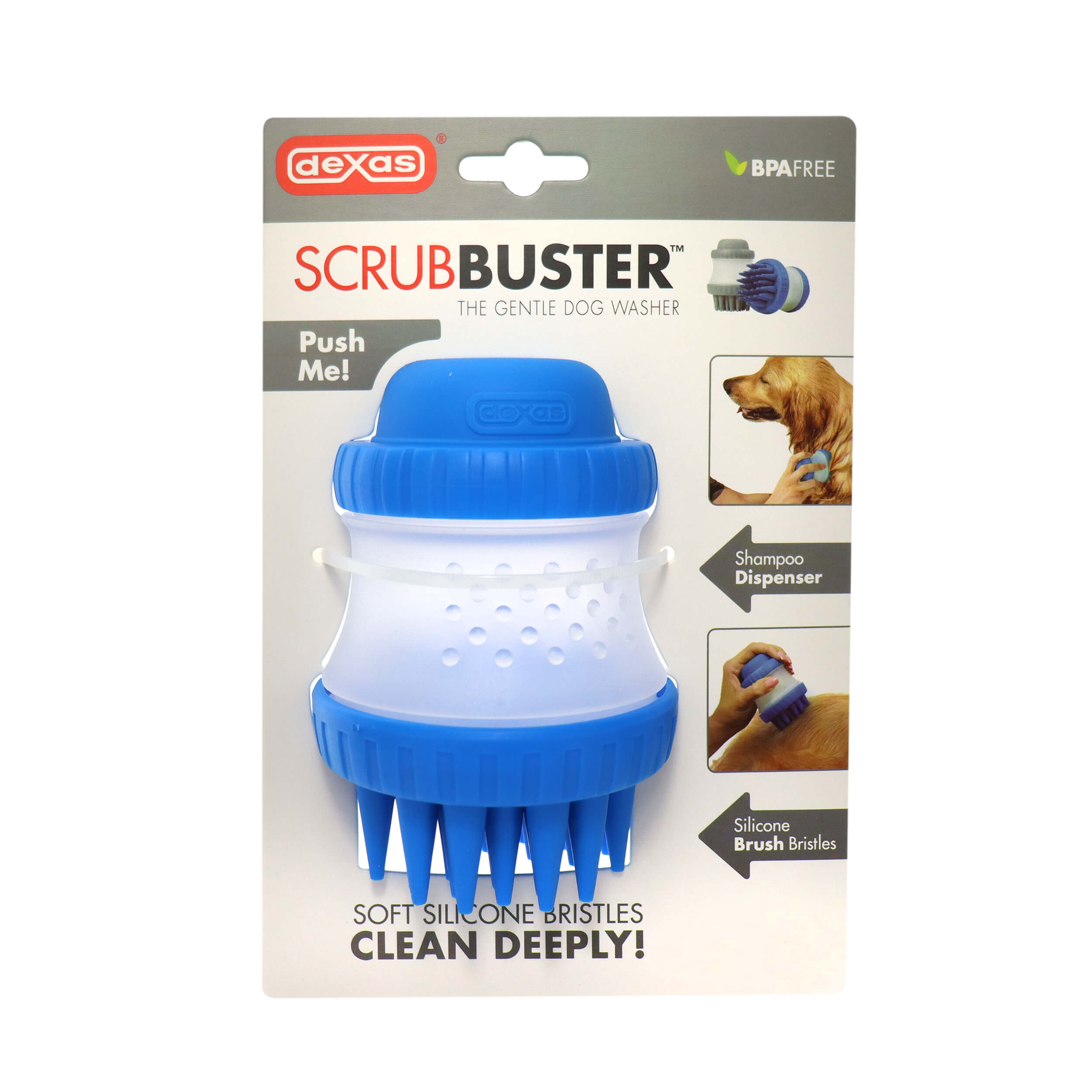 dexas scrubbuster the gentle dog washer