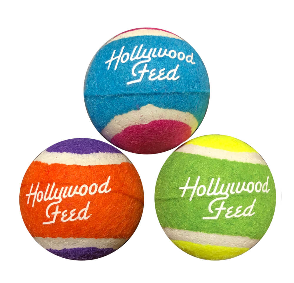 Hollywood feed dog toy - tennis ball - assorted