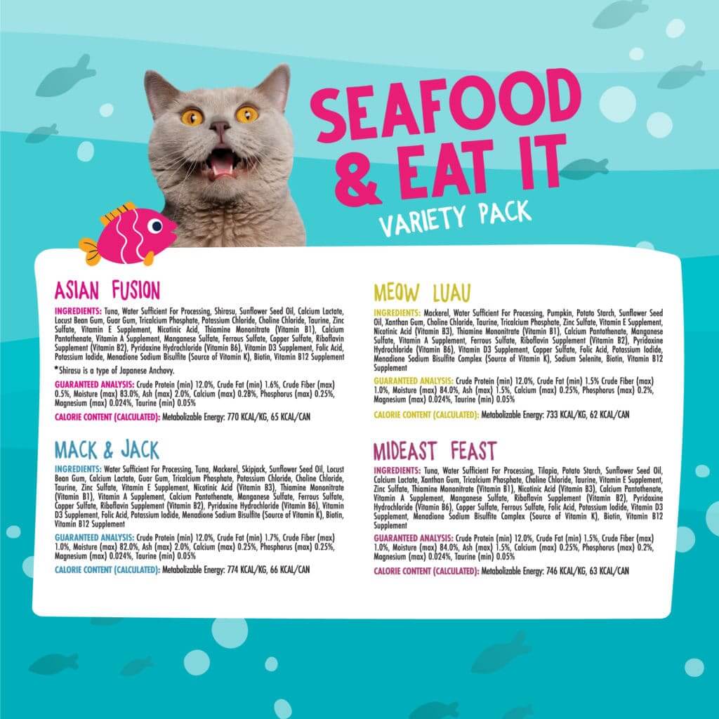 <img src="weruva cat food.png" alt="seafood wet cat food variety pack">