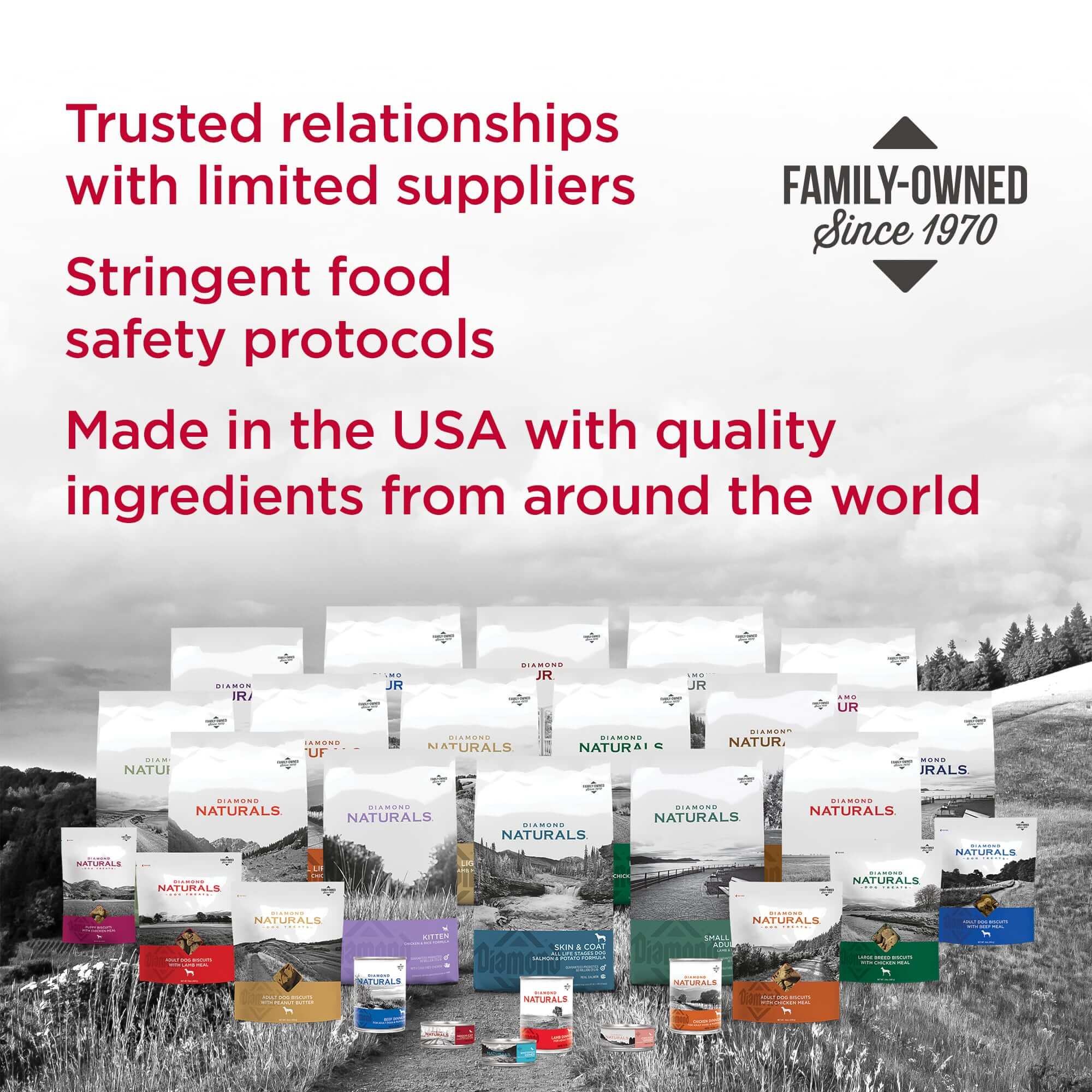 Diamond Puppy Food Trusted relationships with limited suppliers