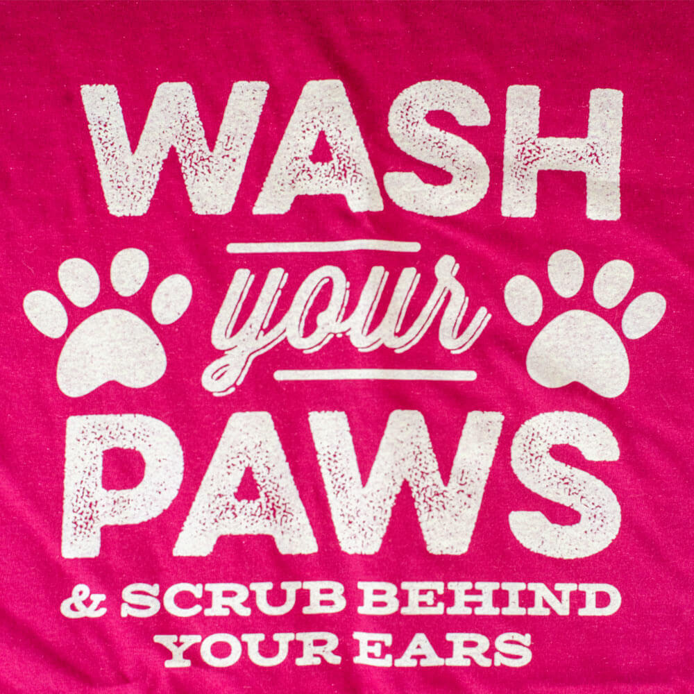 Hollywood feed t-shirt - wash your paws