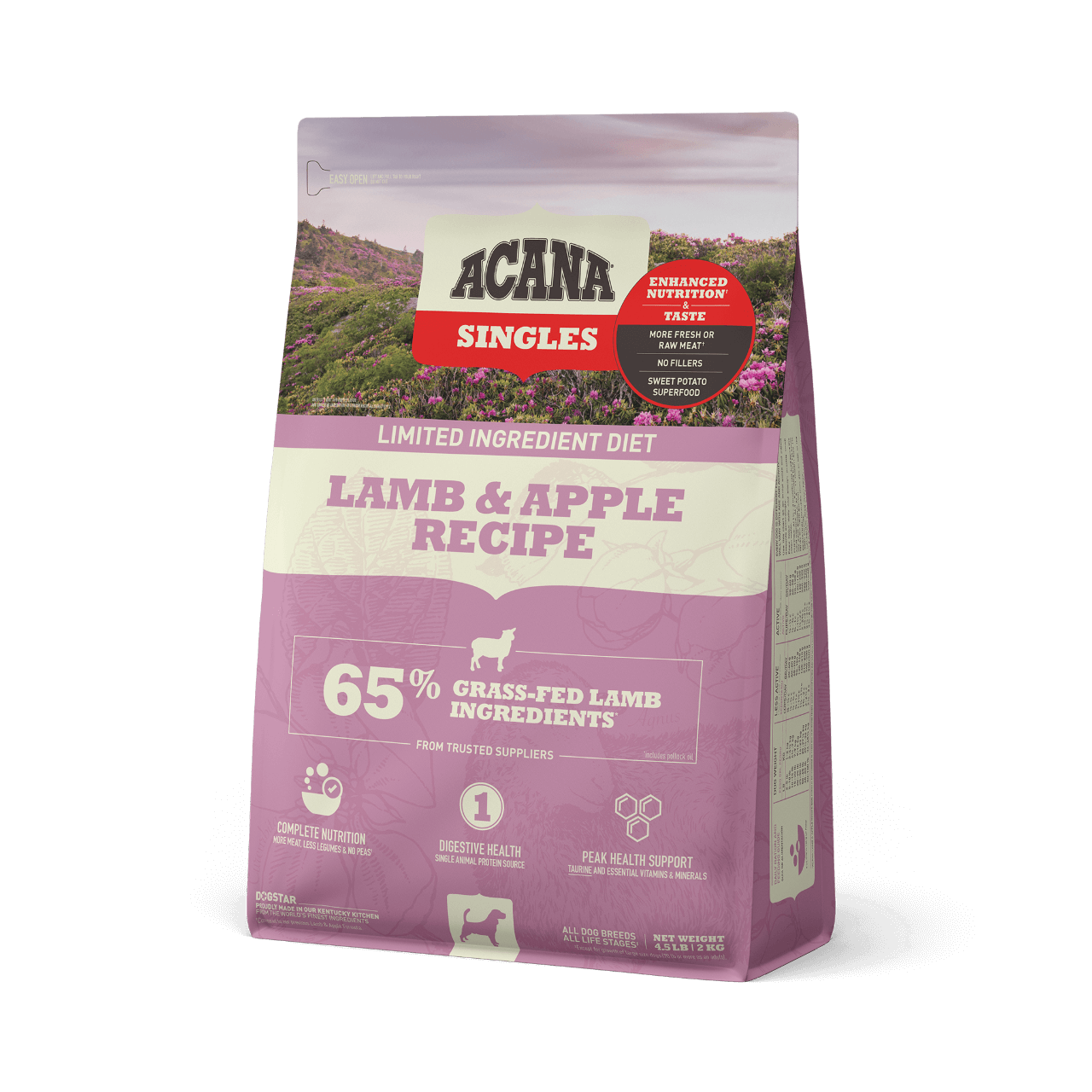 ACANA Dog Food - Singles Lamb & Apple 4.5lbs