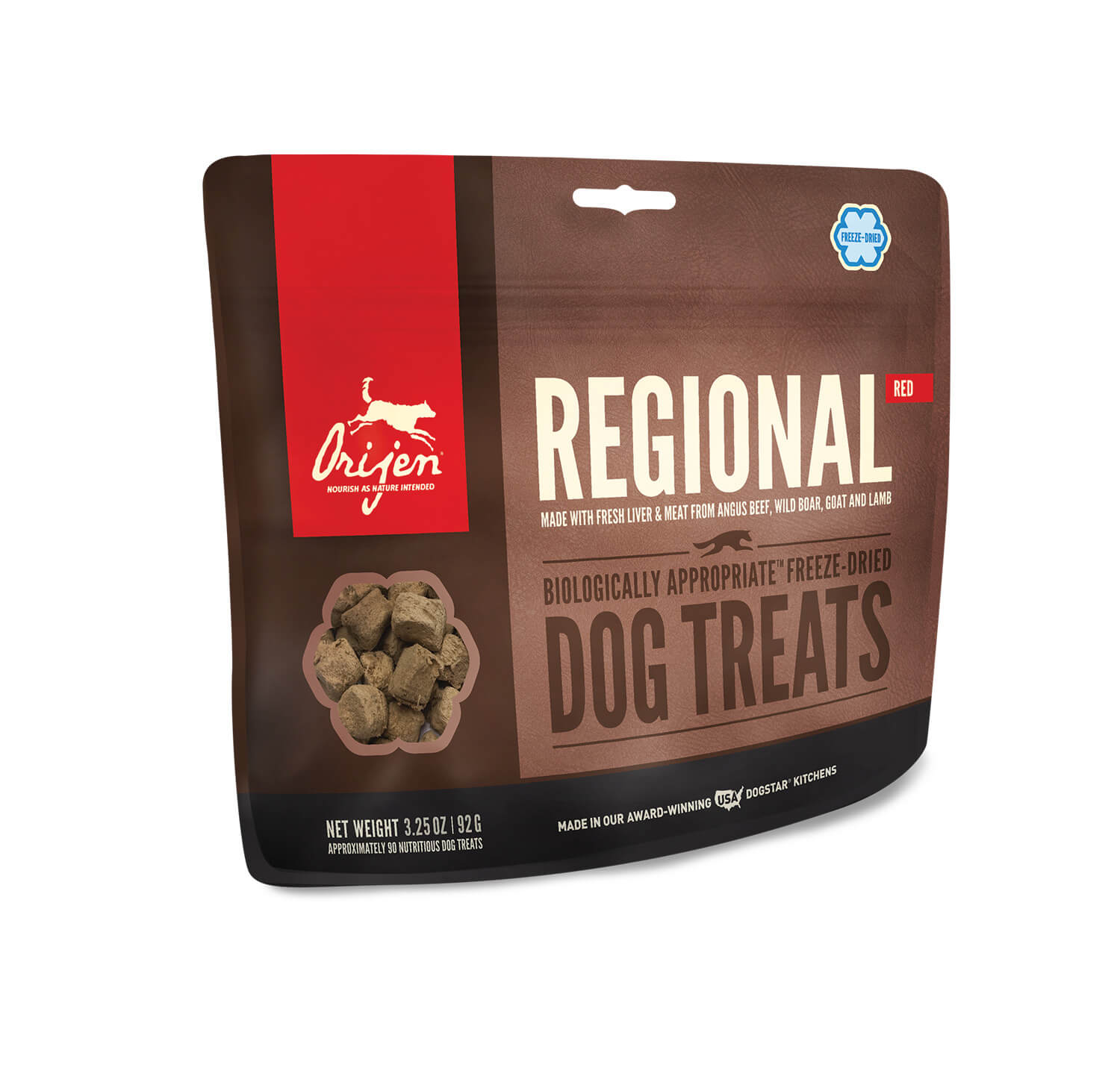 Orijen Dog Treat - Freeze Dried Regional Red