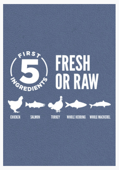 First 5 ingredients fresh or raw