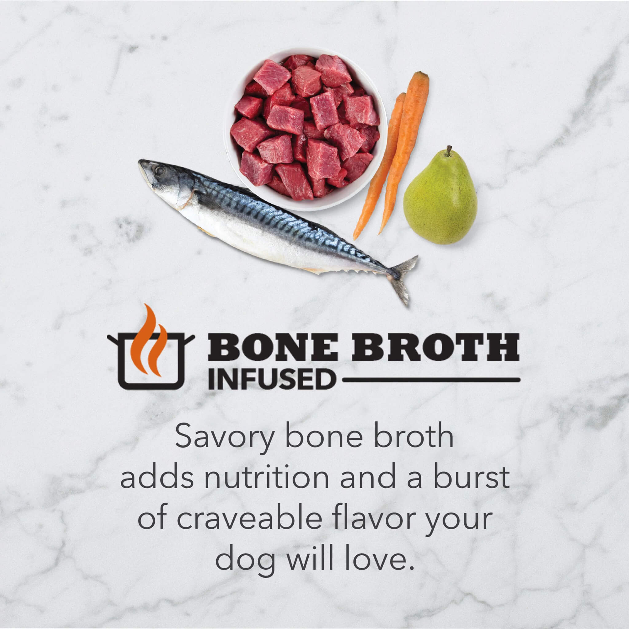 Bone broth infused