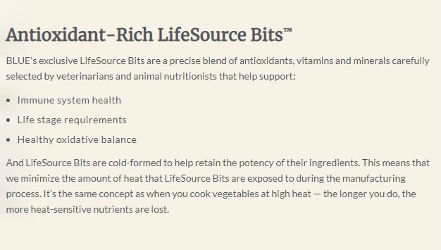 Antioxidant-rich lifesource bits