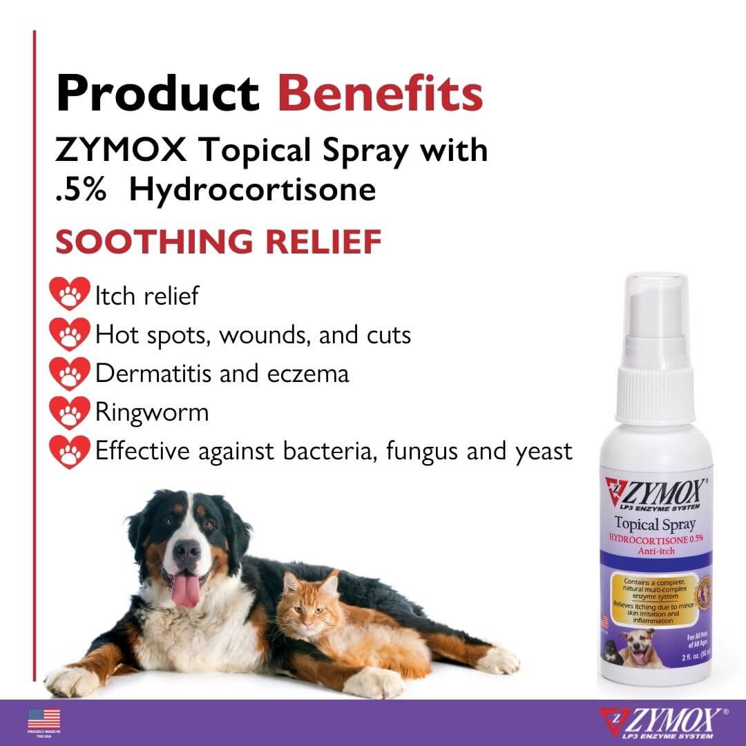 ZYMOX Topical Spray Product benefits