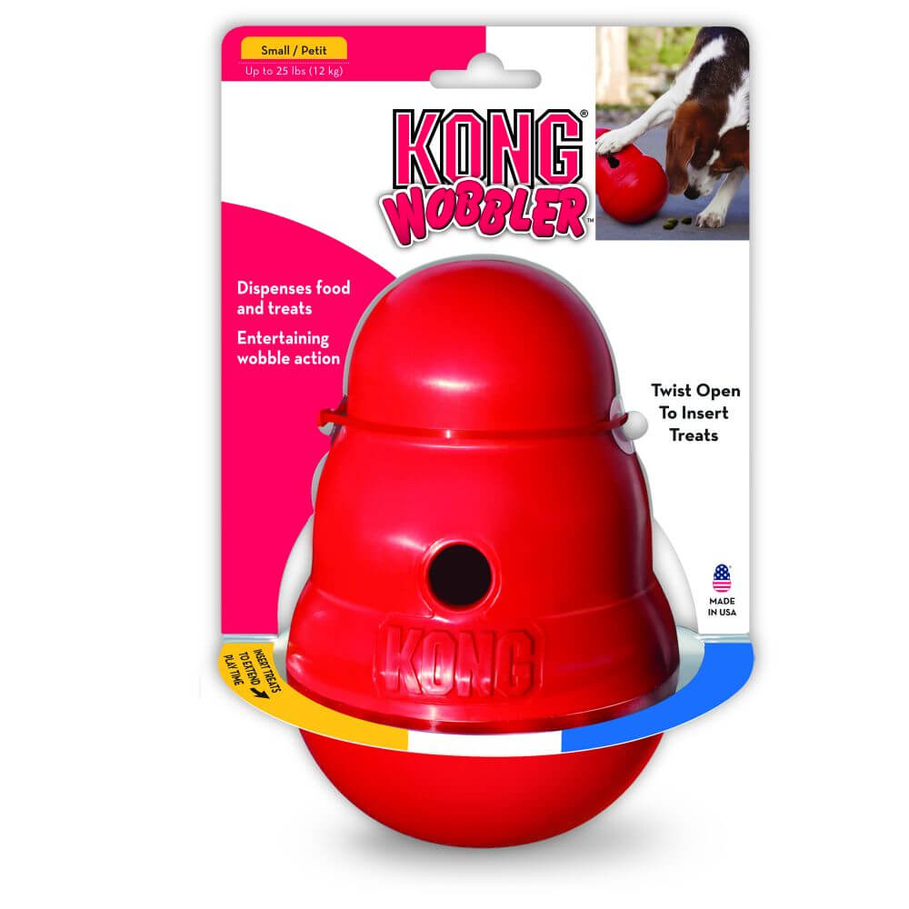 Kong wobbler - interactive feeder & treat dispenser