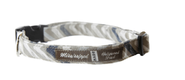 Hollywood feed mississippi made dog collar - driftwood