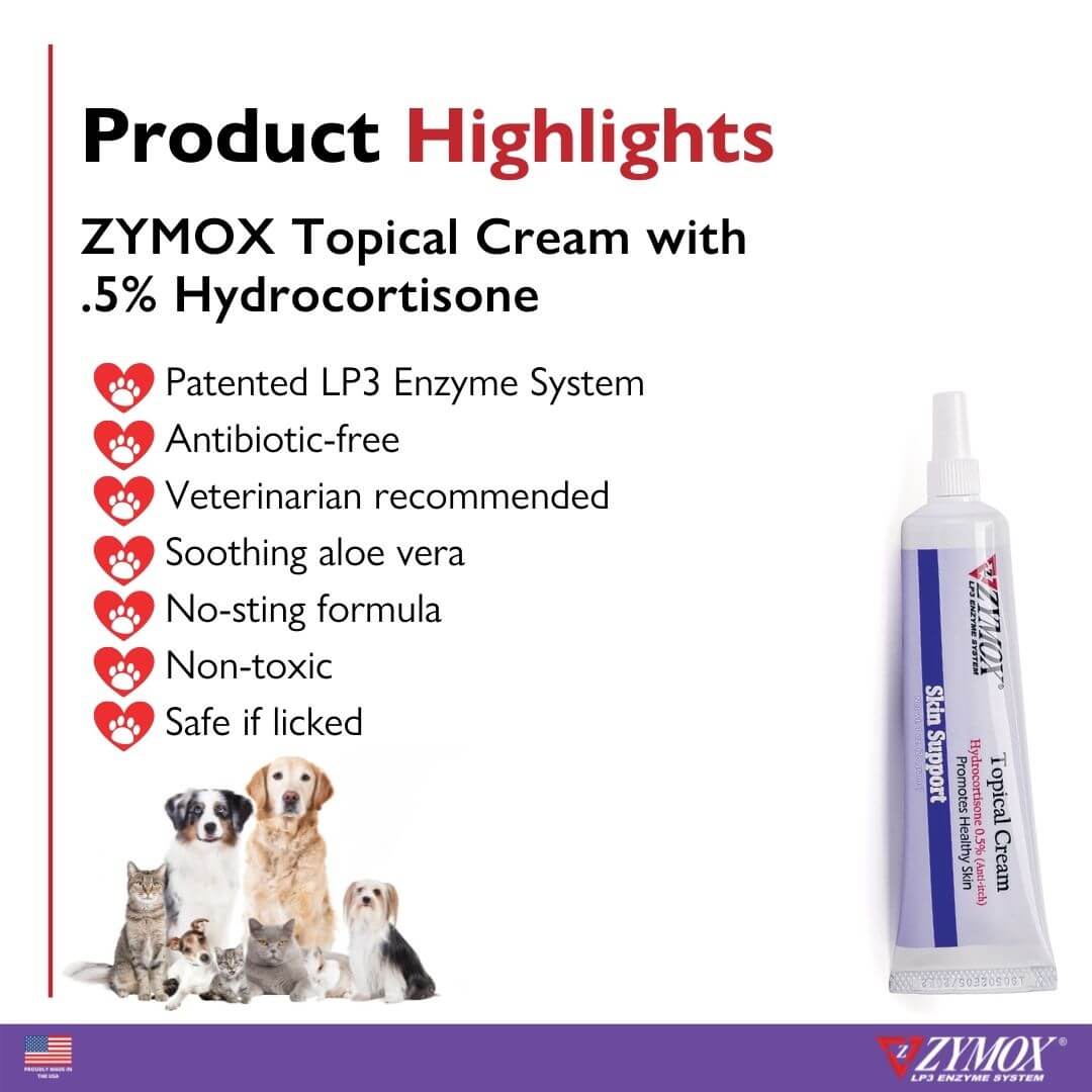 ZYMOX Topical Cream Product highlights