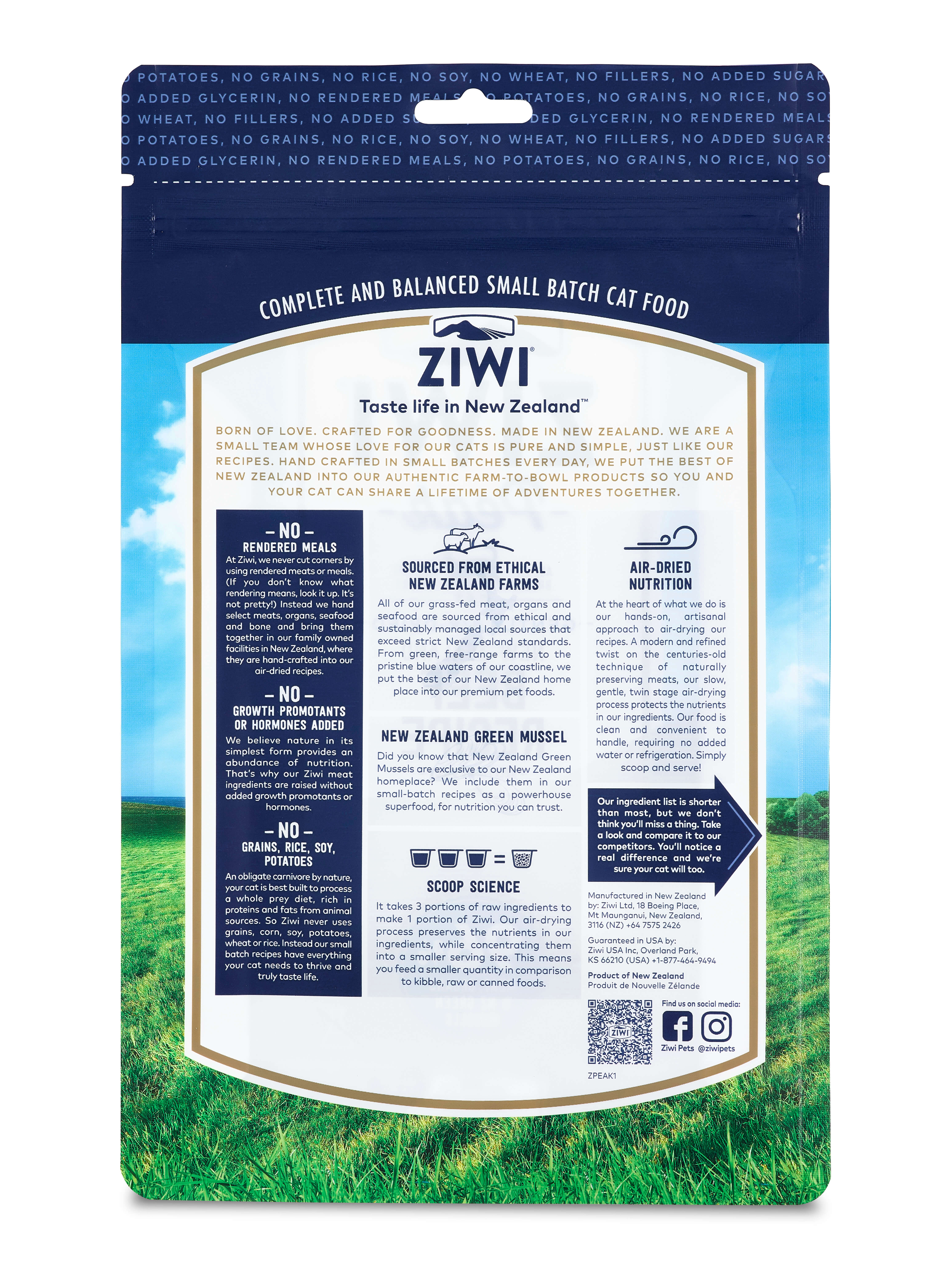 ziwi air dried beef cat food 