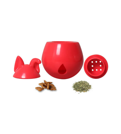 <img src="treat dispensing toy.png" alt="watermelon doyenworld treat dispensing toy for dogs and cats">