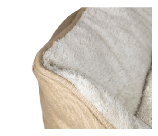 Tall Tails - Bolster Dog Bed - Khaki