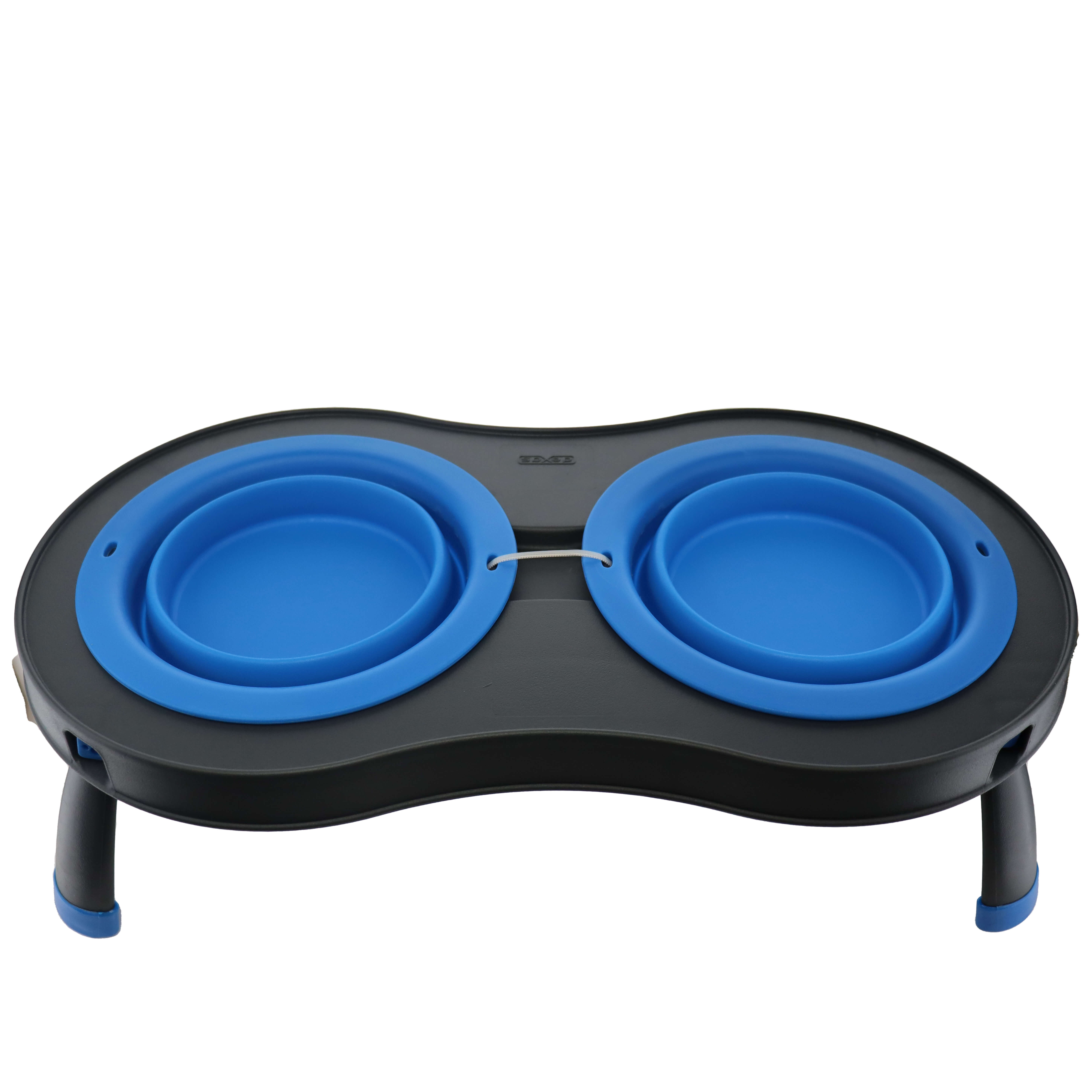 dexas double elevated blue feeder 