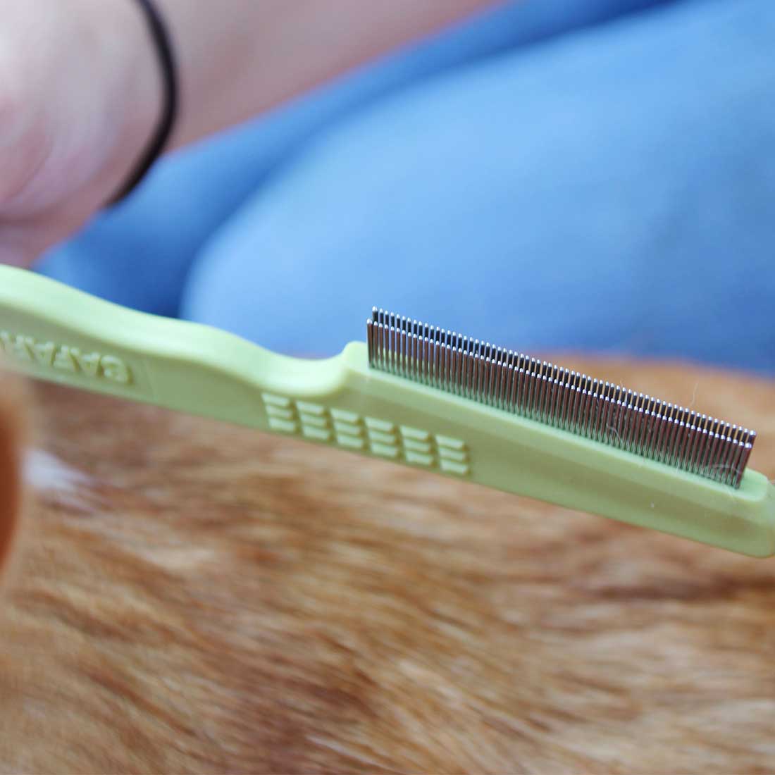 Safari Pet Brush - Double Row Flea Comb