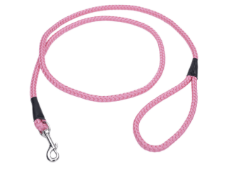 6ft coastal Rope Snap Leash - Pink
