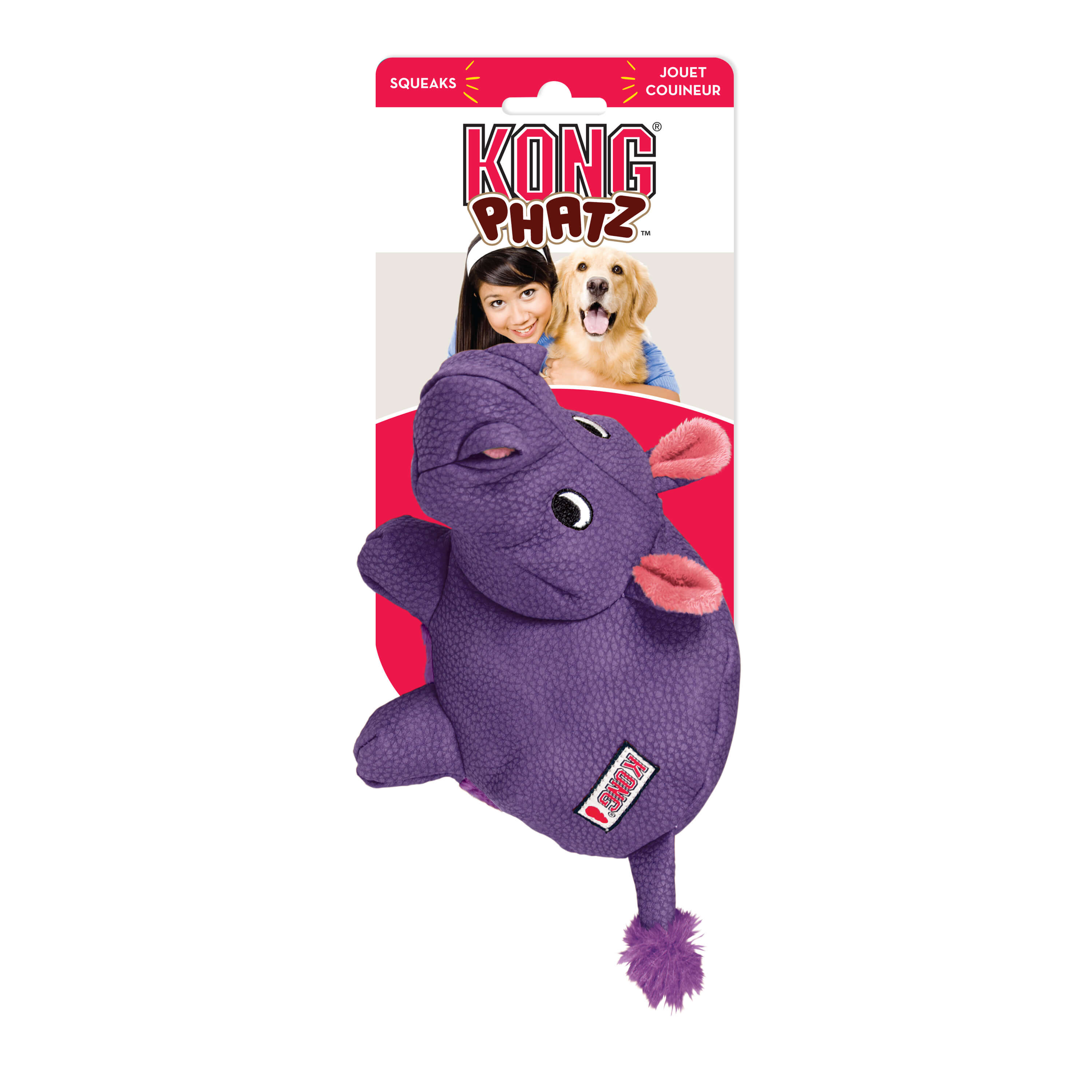 Kong dog toy - phatz hippo