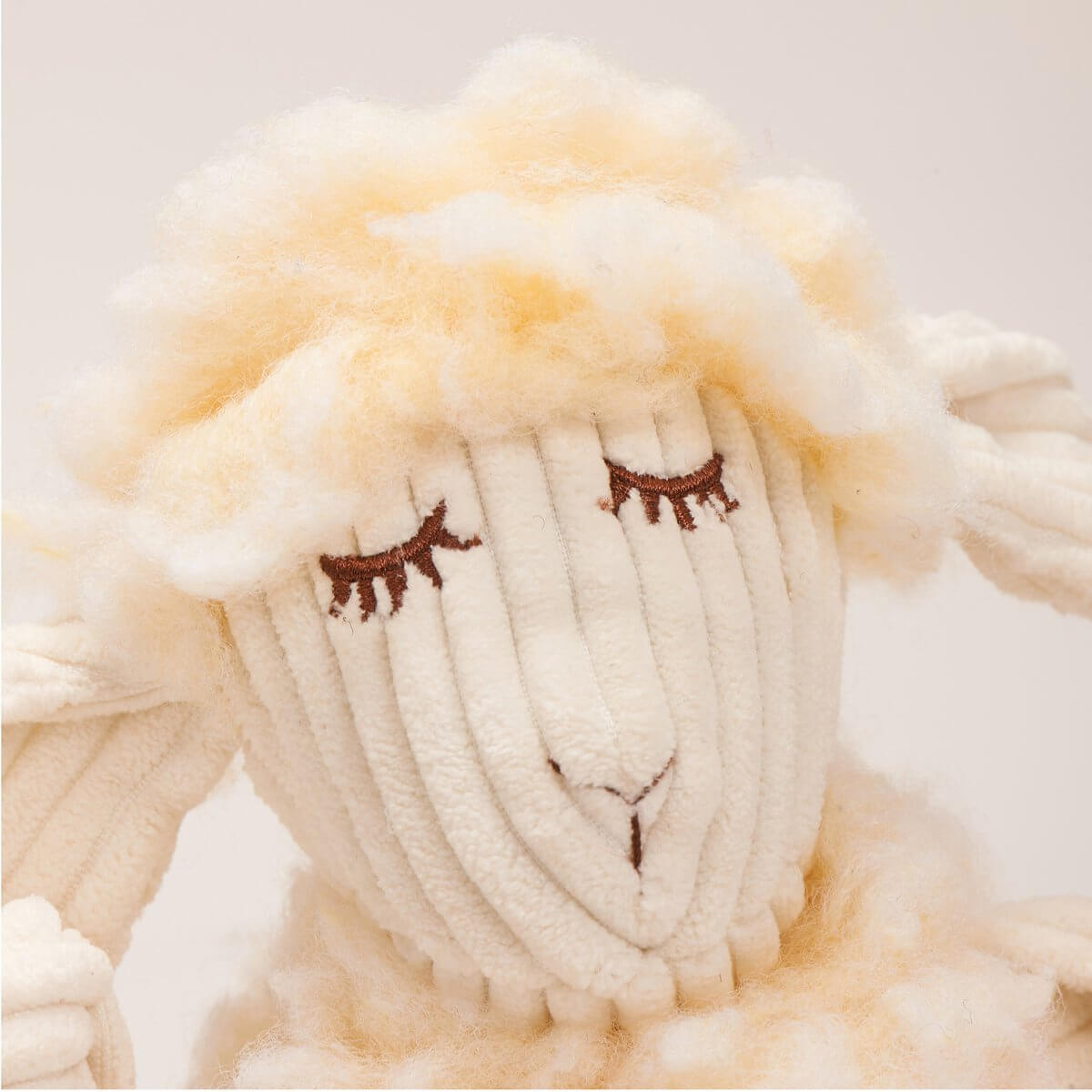 Close up of flufferknottie lamb