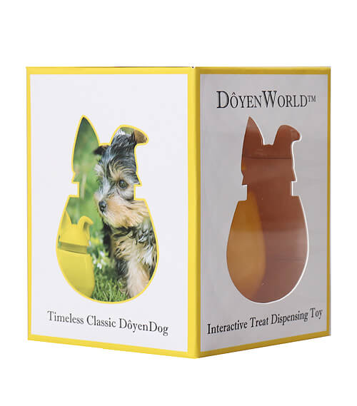 Doywenworld treat dispensing toy- doyenbunny banana in the packaging 